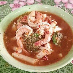 แกงส้มไหลกุ้ง