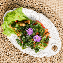 ผัดขี้เมาหมูกรอบ