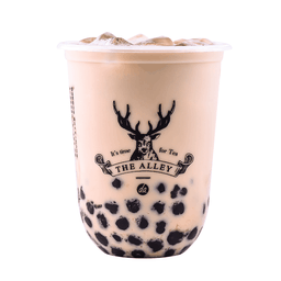 Jasmine Green Milk Tea with Deerioca