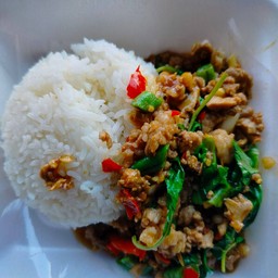 Beef Basil With Rice