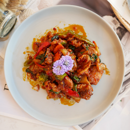 ผัดพริกเผาหมู