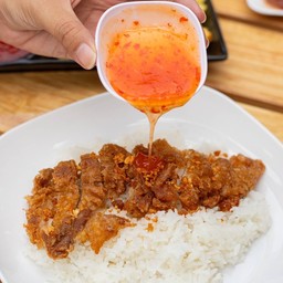 ข้าวหมูทอด