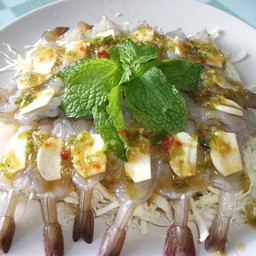 กุ้งแช่น้ำปลา