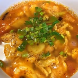 ต้มยำไข่เจียว+ข้าวสวย