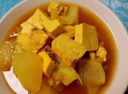 แกงส้มเต้าหู้เจ (เป็นกับข้าว)