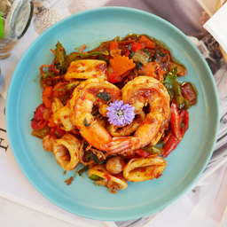 ผัดพริกเผาทะเล