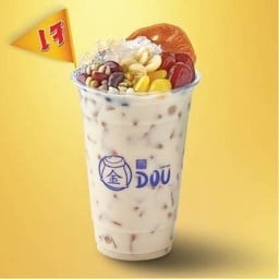 น้ำเต้าหู้เย็นทรงเครื่อง แก้ว 20 oz