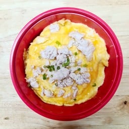 ข้าวไข่ข้นอกไก่สับ