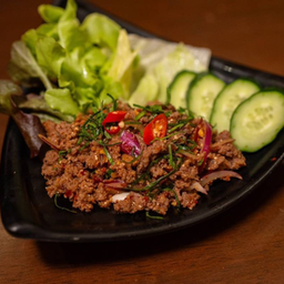 ลาบเนื้อบด