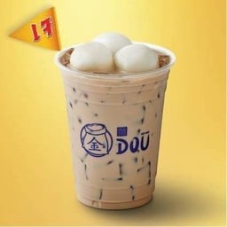 น้ำเต้าหู้บัวลอยงาดำ เย็น (แก้ว 16oz)