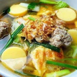 ต้มจืดไข่เจียวเต้าหู้