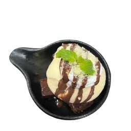 ไอศครีมวนิลลา พุดดิ้งโมจิช็อค