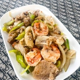 ผัดพริกอ่อน (กับข้าว)