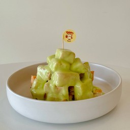 ปังกรอบฉ่ำ สังขยาใบเตย