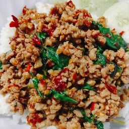 ข้าวกระเพราหมูสับ