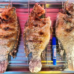 ปลาเผาอิ่มไม่ไหวว