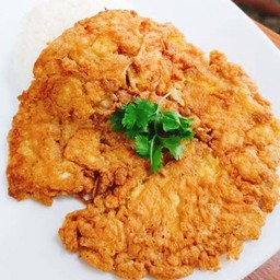 ข้าวไข่เจียวกุ้งสับ