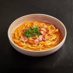 พาสต้าบุลดักโรเซ Rosé Buldak Pasta