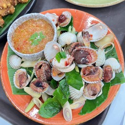 หอยแครงลวก