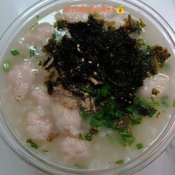 ข้าวต้มหมูเด้ง+สาหร่าย