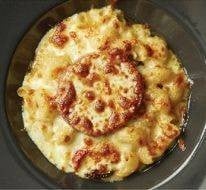 Creamy Baked Macaroni With Salami