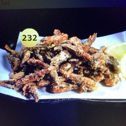 232.กุ้งเล็กทอด