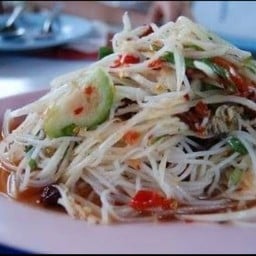 ขนมจีนเส้นสด กี่โมง ส้มตำ อาหารตามสั้ง