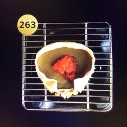 263.มันปูย่างท็อปไข่กุ้งอามาอิบิ