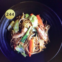 244.ยากิโซบะไก่