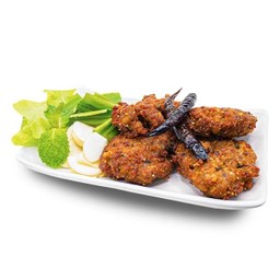 ลาบหมูทอด