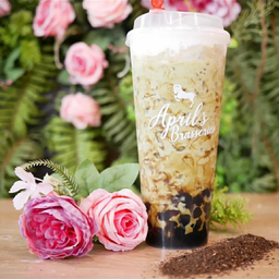 ชาเขียวไข่มุกลาวา