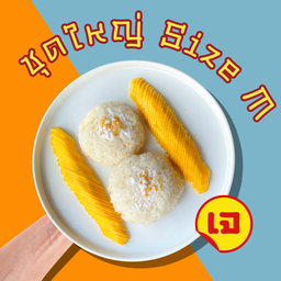ข้าวเหนียวมะม่วงกะทิสด (ชุดใหญ่)
