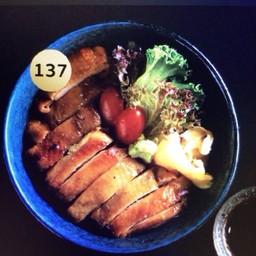 137.ข้าวหน้าไก่ย่างซอสเทอริยากิ