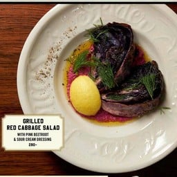 Grilled Red Cabbage Salad