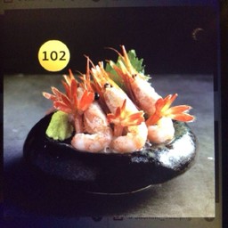 102.กุ้งหวาน อามาเอบิ ซาซิมิ