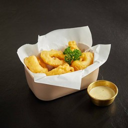 ปลาหมึกชุบแป้งทอด Calamari