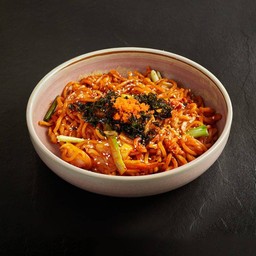 อุด้งผัดกิมจิ Kimchi Udon Noodle Stir-Fry