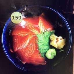 159.ข้าวหน้าปลาแซลมอน