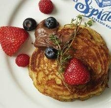 Nutella Pancake with fresh berries