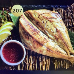 207.ปลาฮอกเกะย่างเกลือ