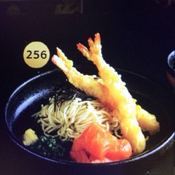 256.โซบะเทมปุระ+แซลมอน