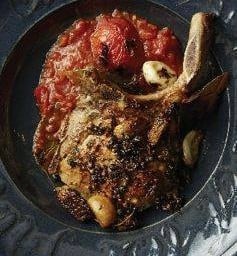 Classic Porkchop with Picante Pomodoro Sauce