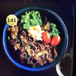 141.ข้าวหน้าเนื้อสไตล์ญี่ปุ่น