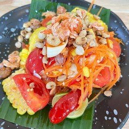 ตำข้าวโพดไข่เค็ม