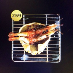 259.มันปูย่างกุ้งอามาเอบิท็อปอิกุระ
