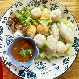 ลูกชิ้นปลารวม ลวกจิ้ม