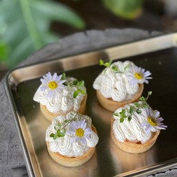 Baby Coconut Fresh Cream Tart - เบบี้ทาร์ตมะพร้าวอ่อนครีมสด