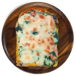 ชีสโทสท์ ยกนิ้ว - ขนมปังโฮลวีตอบชีส ผักโขมชีส