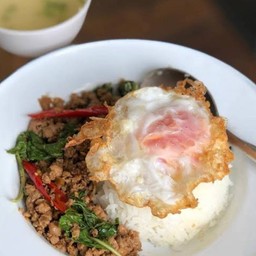 ข้าวกระเพราหมูสับ