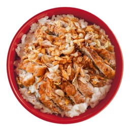 อร่อยยกนิ้ว - ข้าวหน้า สันคอหมูทอด น้ำจิ้มแจ่วแซ่บ